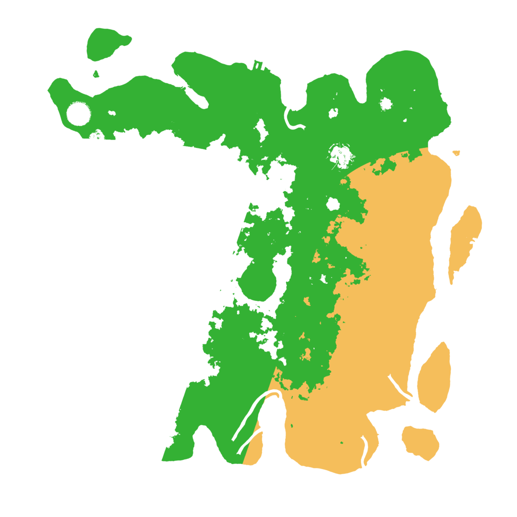 Biome Rust Map: Procedural Map, Size: 3800, Seed: 1231244363