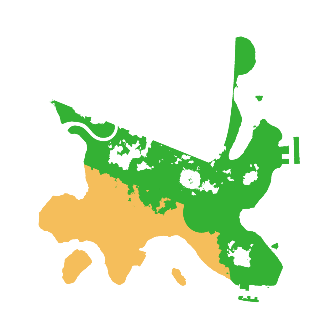 Biome Rust Map: Procedural Map, Size: 2400, Seed: 353