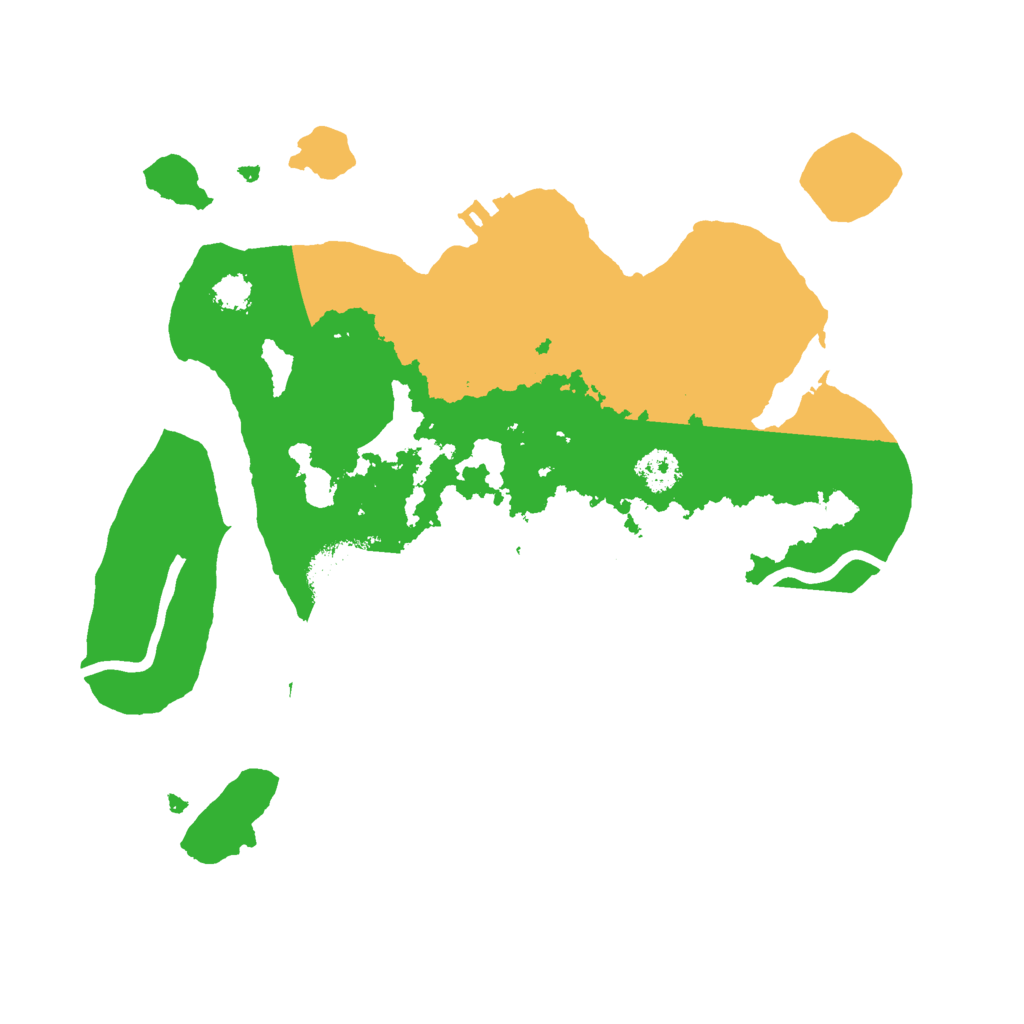 Biome Rust Map: Procedural Map, Size: 2500, Seed: 528