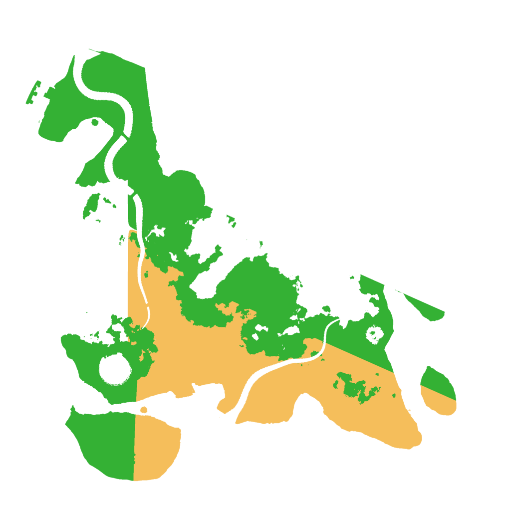 Biome Rust Map: Procedural Map, Size: 3000, Seed: 29176459