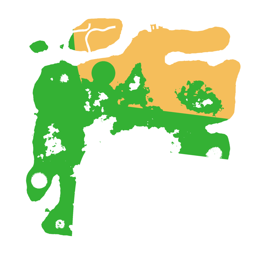 Biome Rust Map: Procedural Map, Size: 3000, Seed: 26347