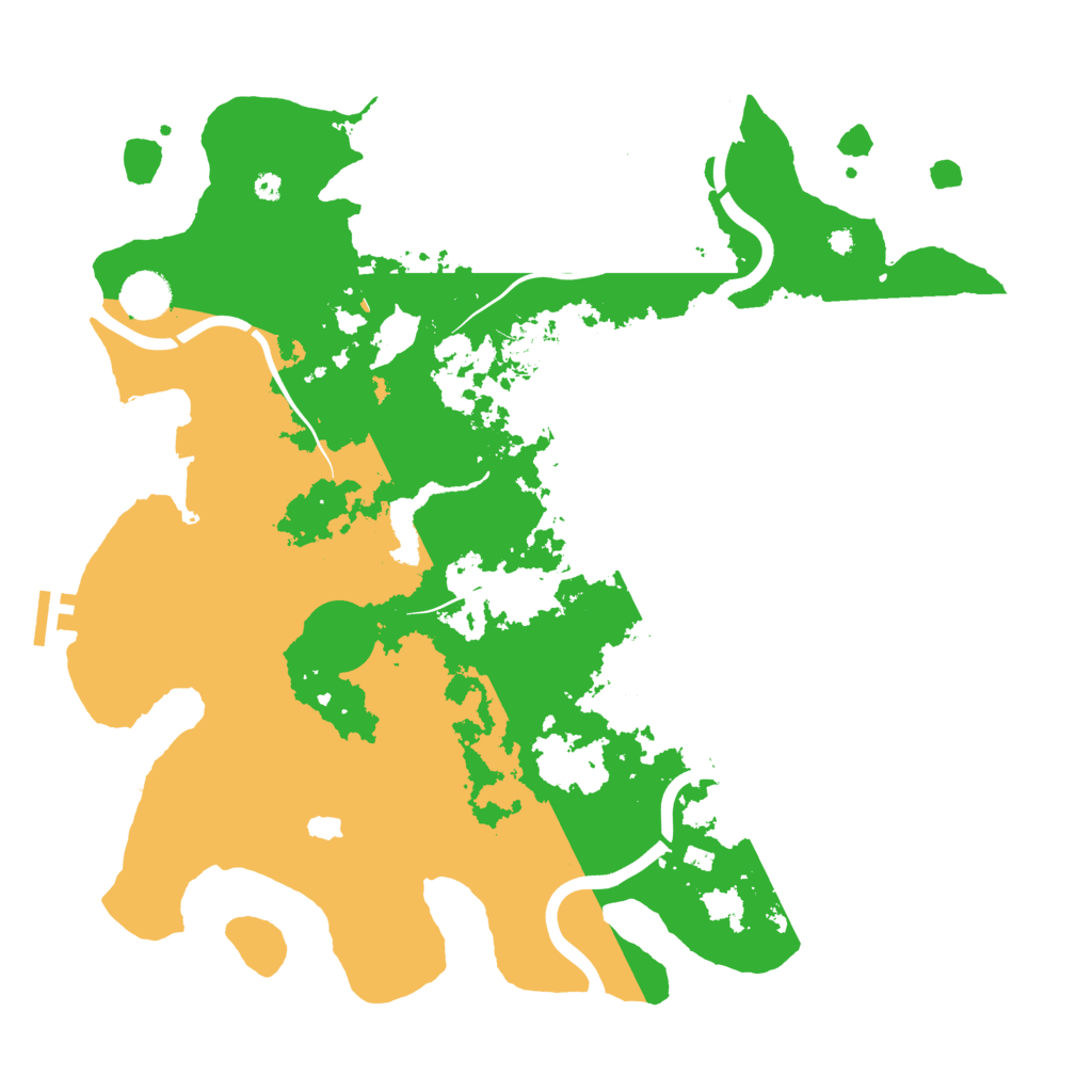 Biome Rust Map: Procedural Map, Size: 4000, Seed: 440826
