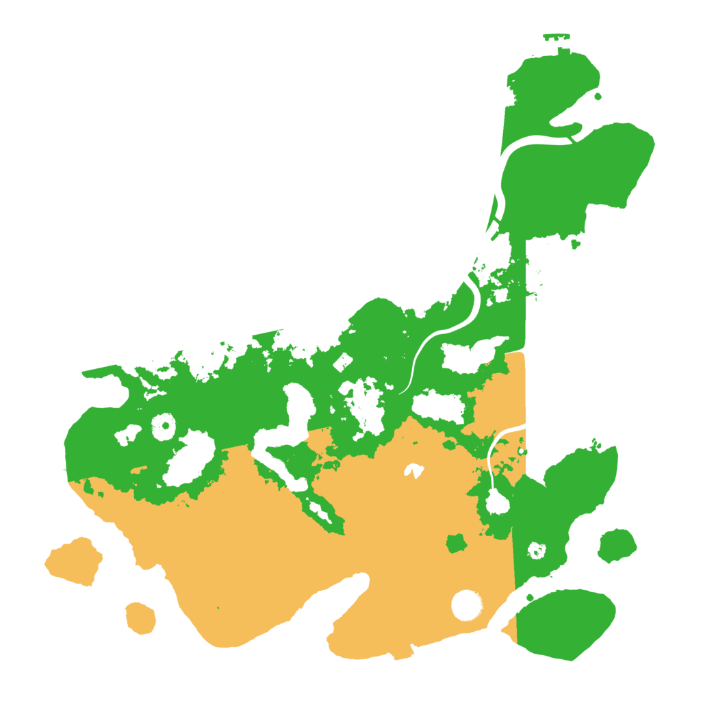 Biome Rust Map: Procedural Map, Size: 4000, Seed: 1286537736