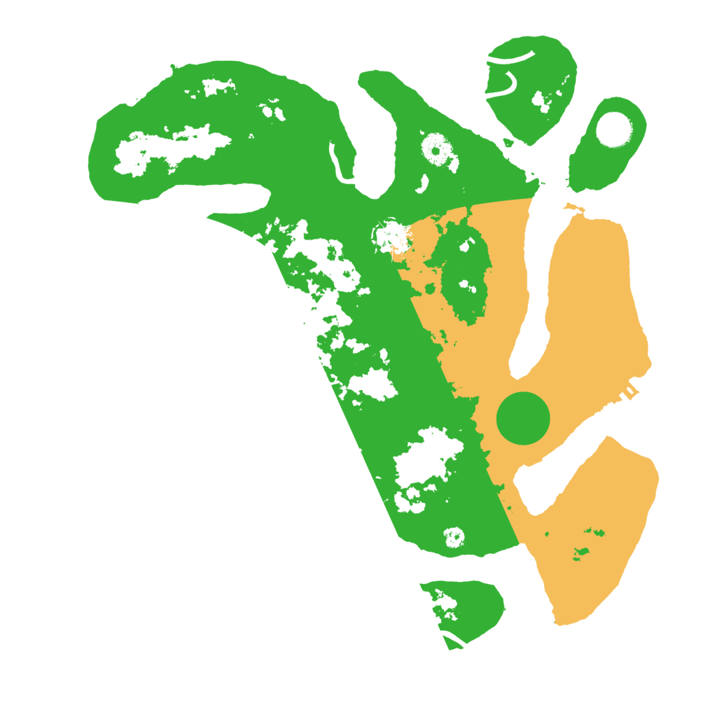 Biome Rust Map: Procedural Map, Size: 3550, Seed: 207815