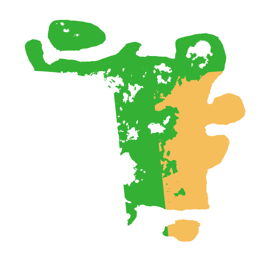 Biome Rust Map: Barren, Size: 3000, Seed: 825915