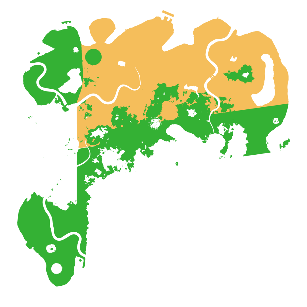 Biome Rust Map: Procedural Map, Size: 5000, Seed: 50000