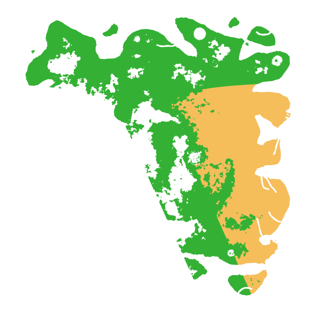 Biome Rust Map: Procedural Map, Size: 4500, Seed: 608