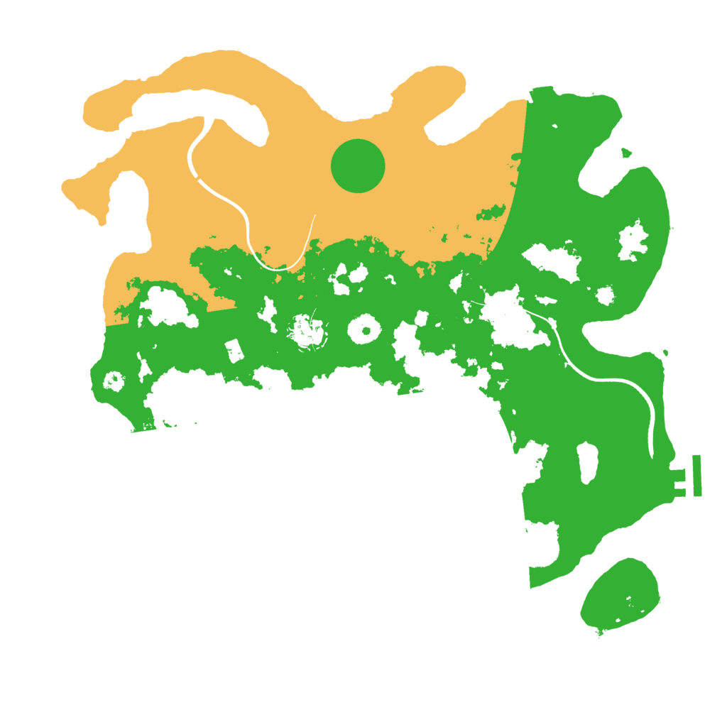 Biome Rust Map: Procedural Map, Size: 3550, Seed: 442726