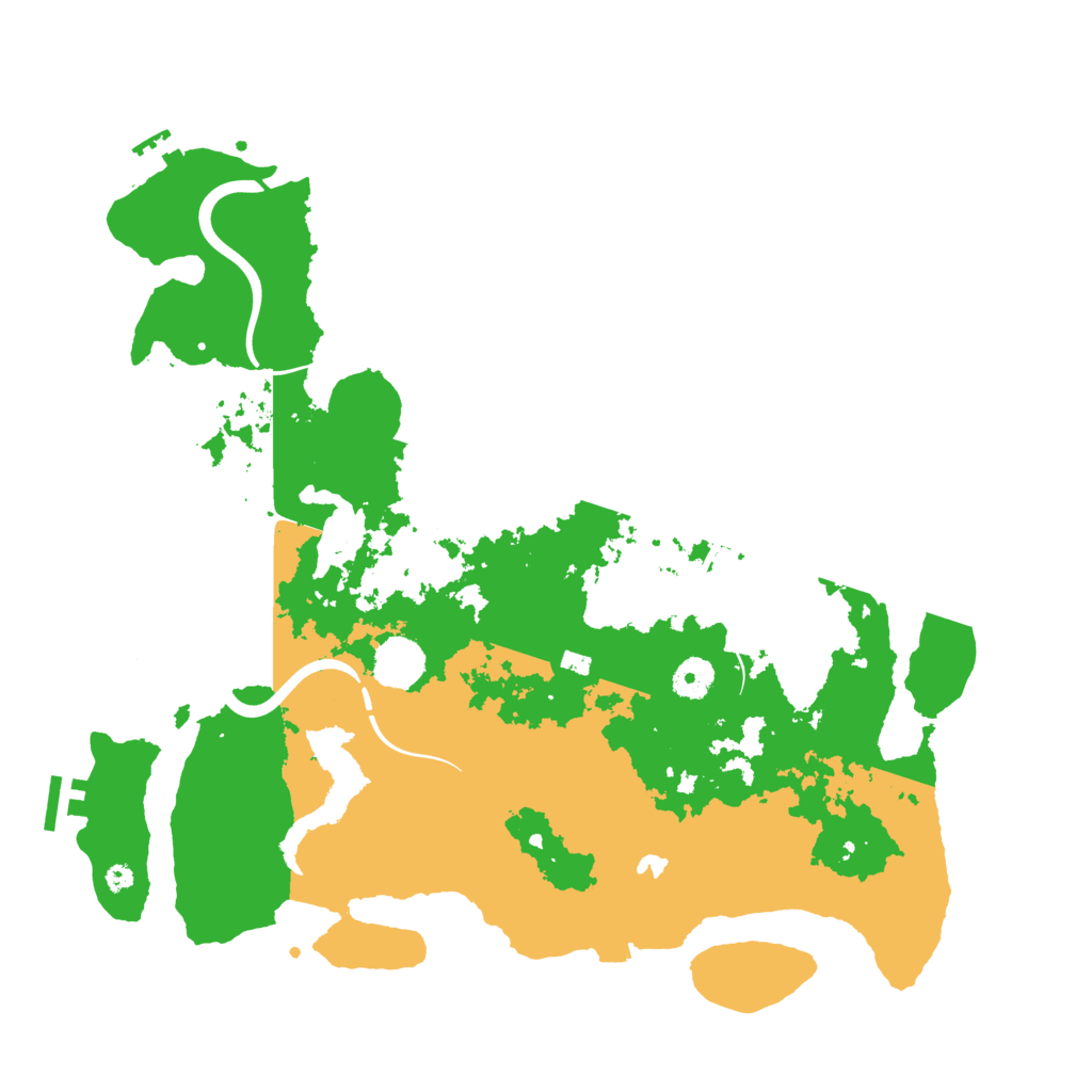 Biome Rust Map: Procedural Map, Size: 4000, Seed: 263540
