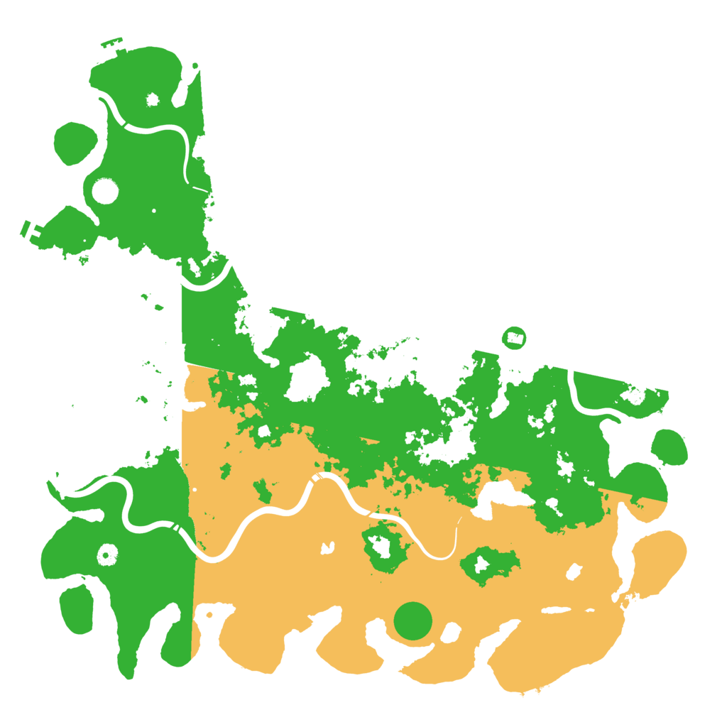 Biome Rust Map: Procedural Map, Size: 5000, Seed: 7858