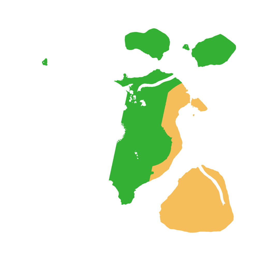 Biome Rust Map: Procedural Map, Size: 2000, Seed: 800206648