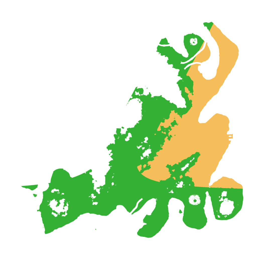 Biome Rust Map: Procedural Map, Size: 3500, Seed: 474170019