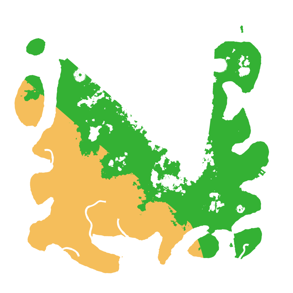 Biome Rust Map: Procedural Map, Size: 3700, Seed: 1329283061
