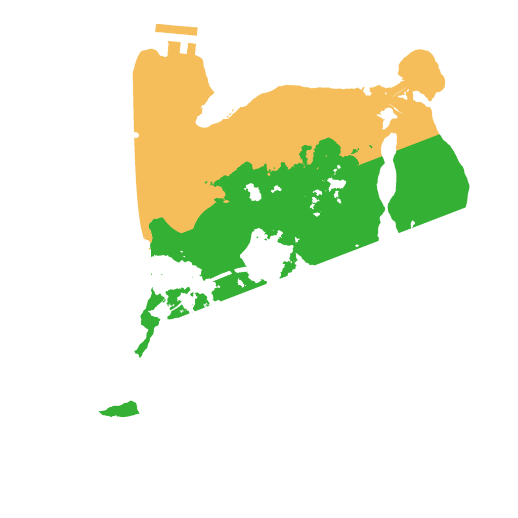 Biome Rust Map: Procedural Map, Size: 2500, Seed: 1697758307