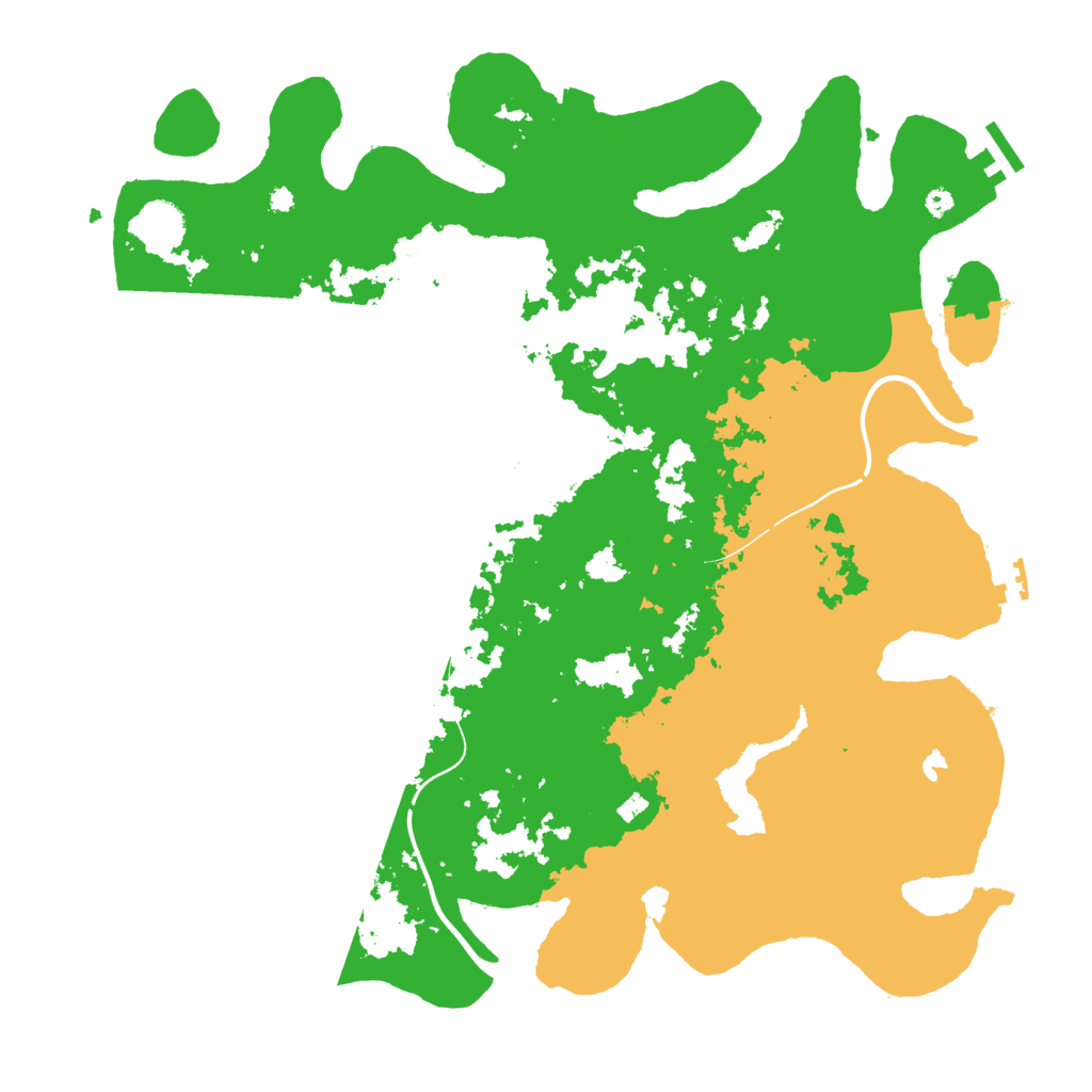 Biome Rust Map: Procedural Map, Size: 4000, Seed: 65464698