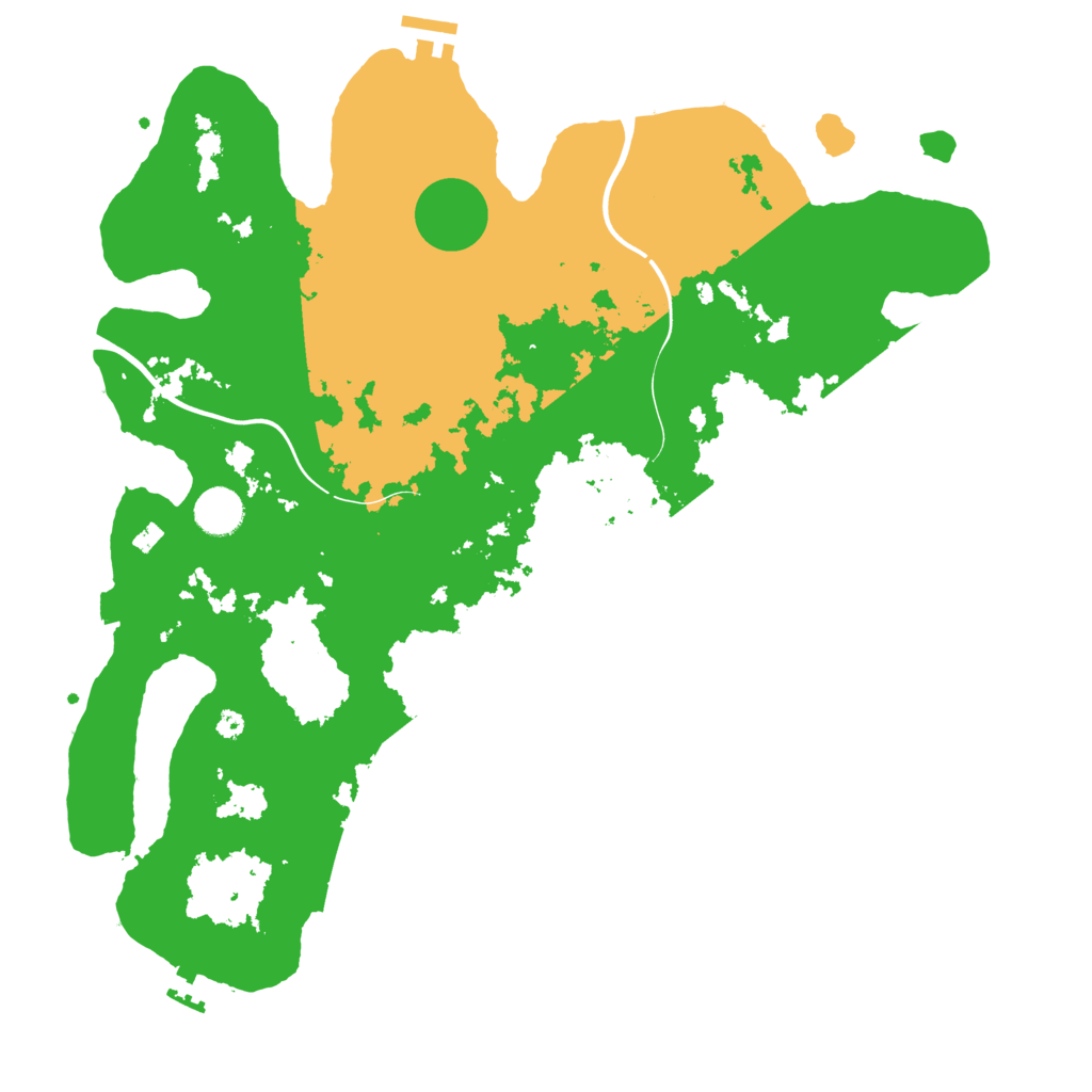 Biome Rust Map: Procedural Map, Size: 3950, Seed: 159089506