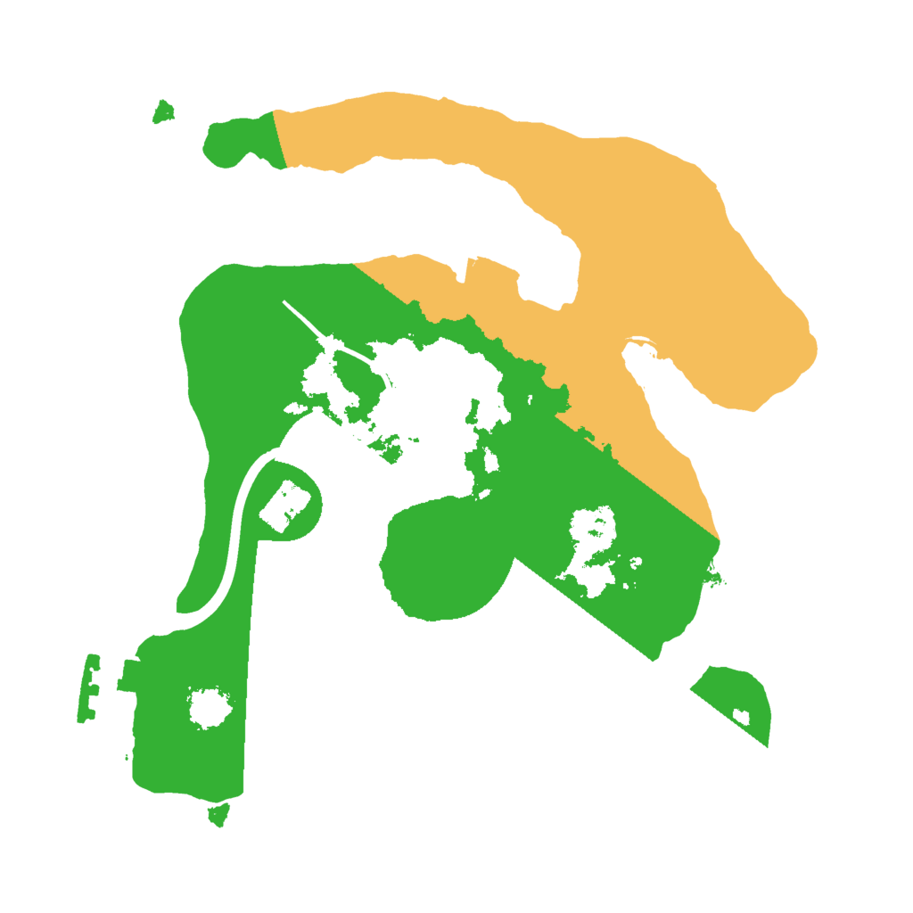 Biome Rust Map: Procedural Map, Size: 2000, Seed: 6385778