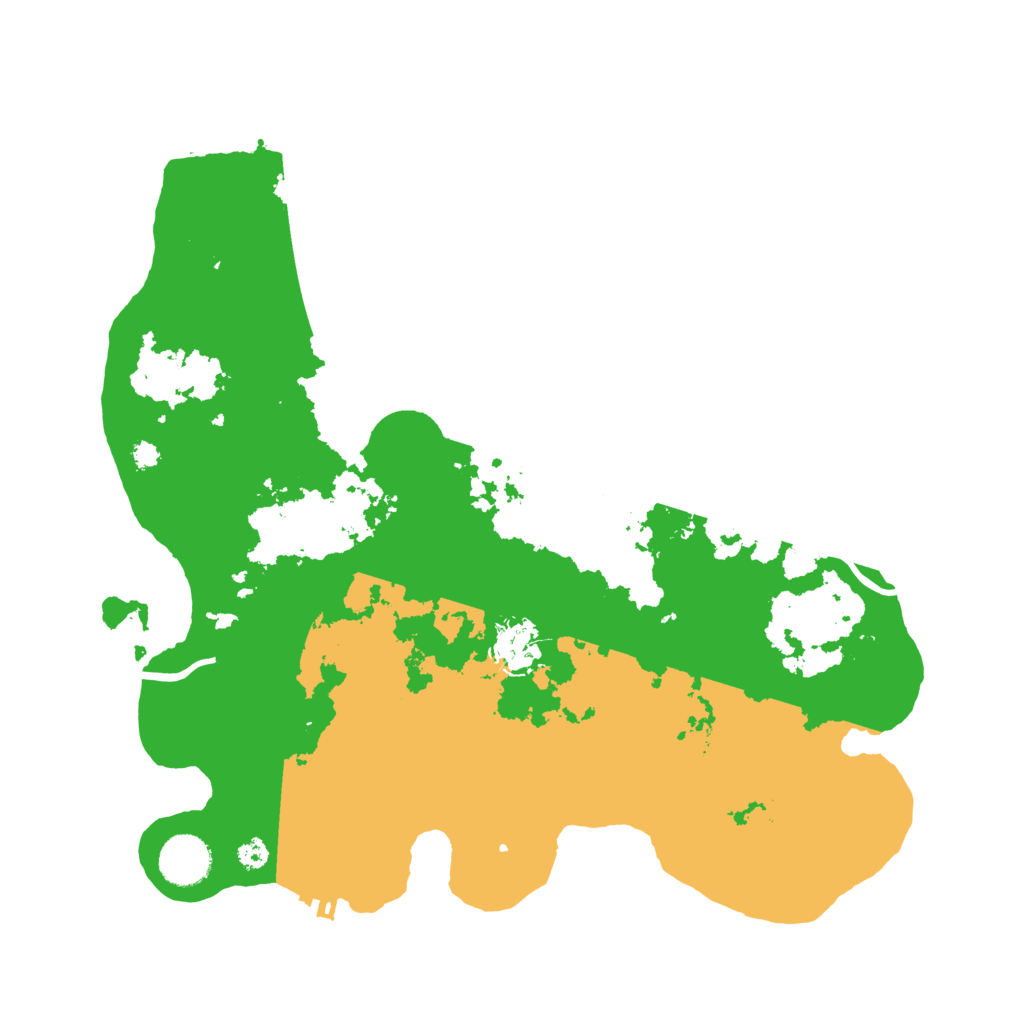 Biome Rust Map: Procedural Map, Size: 3500, Seed: 1438721552