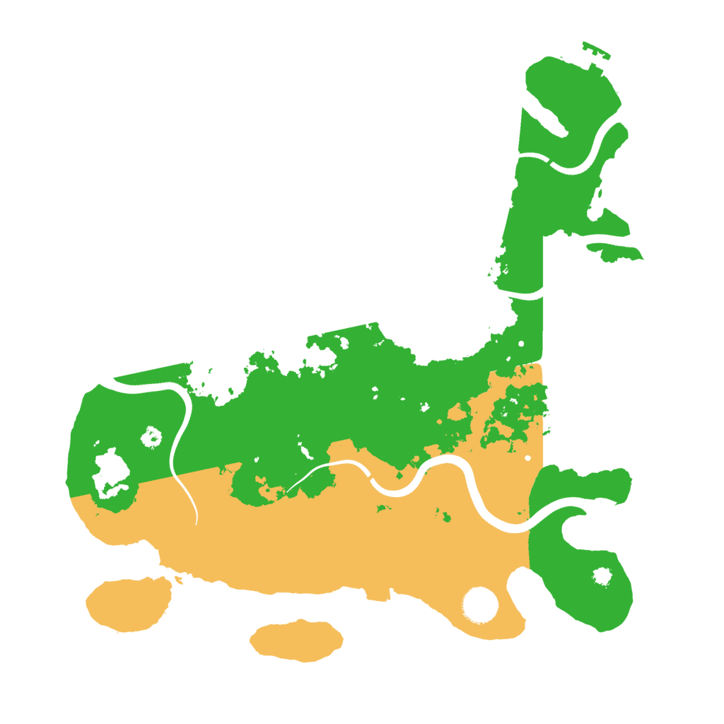 Biome Rust Map: Procedural Map, Size: 3550, Seed: 146771