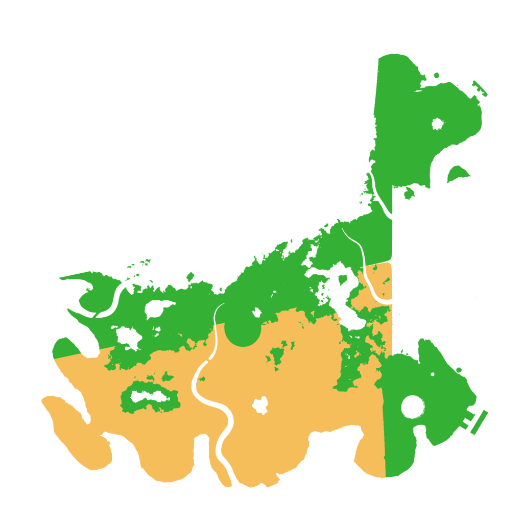 Biome Rust Map: Procedural Map, Size: 4000, Seed: 635862