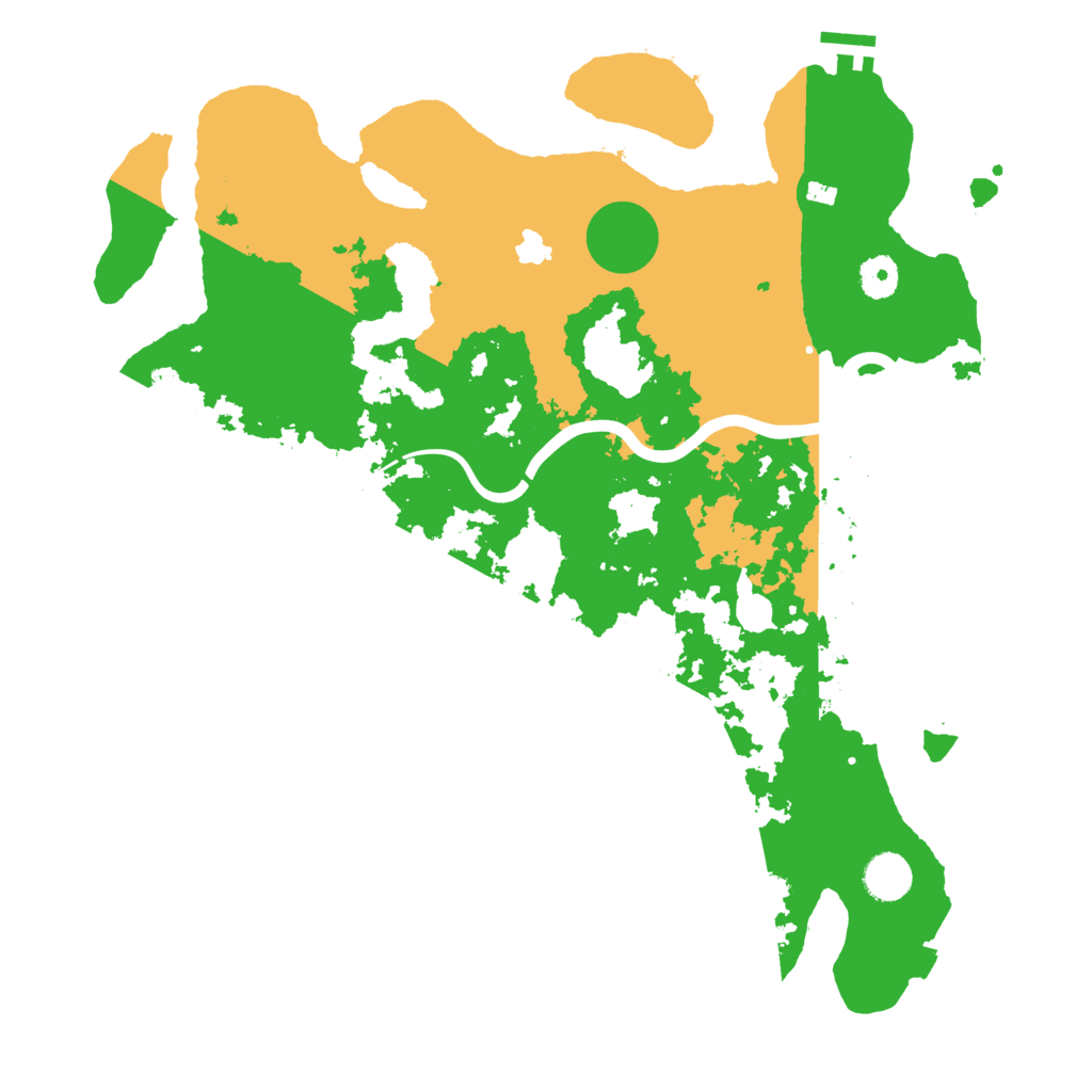 Biome Rust Map: Procedural Map, Size: 4000, Seed: 105871