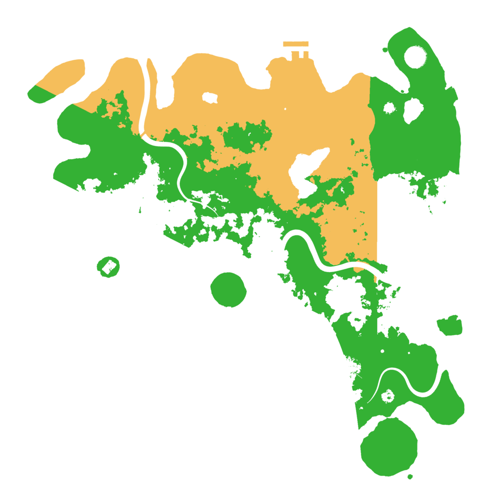 Biome Rust Map: Procedural Map, Size: 4000, Seed: 401156