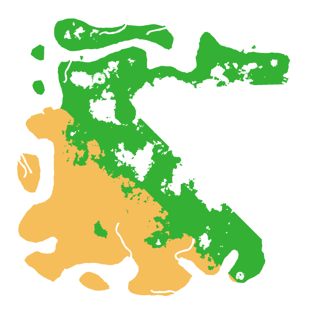 Biome Rust Map: Procedural Map, Size: 4000, Seed: 497342