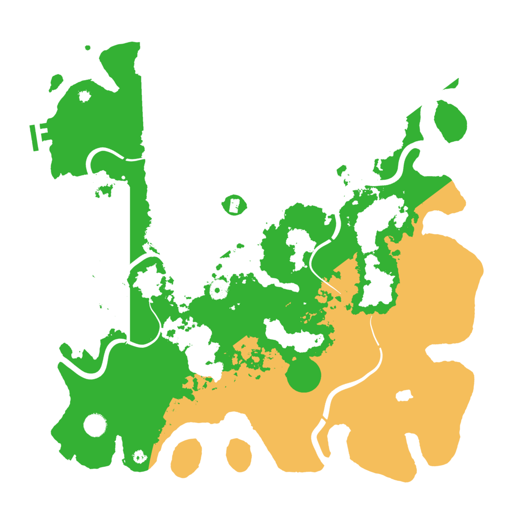Biome Rust Map: Procedural Map, Size: 4000, Seed: 227342264