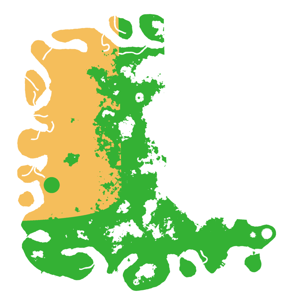 Biome Rust Map: Procedural Map, Size: 5000, Seed: 12527122