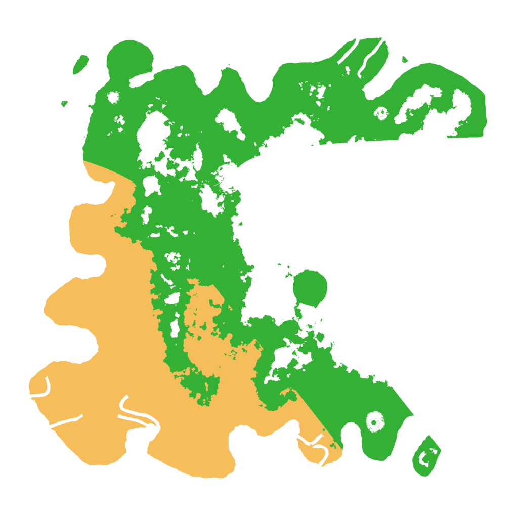 Biome Rust Map: Procedural Map, Size: 4000, Seed: 610225