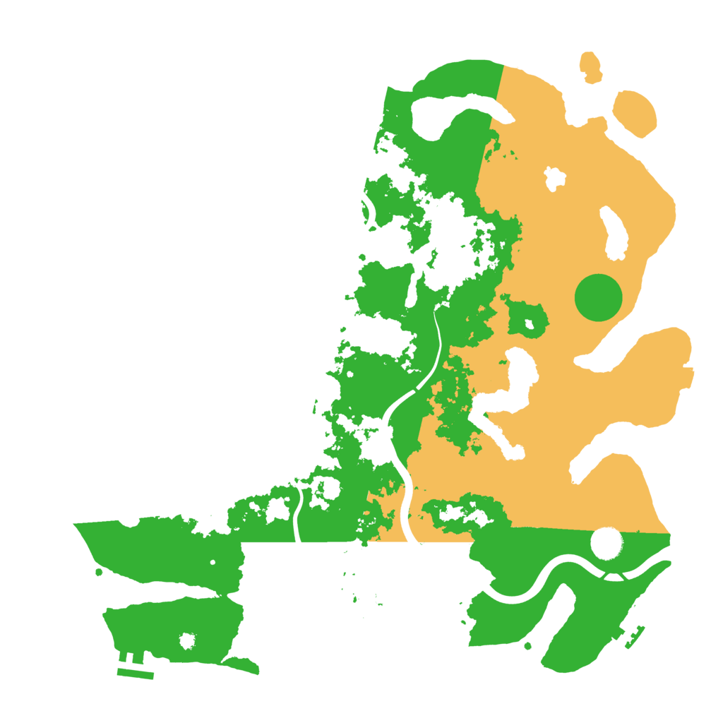 Biome Rust Map: Procedural Map, Size: 4000, Seed: 618756