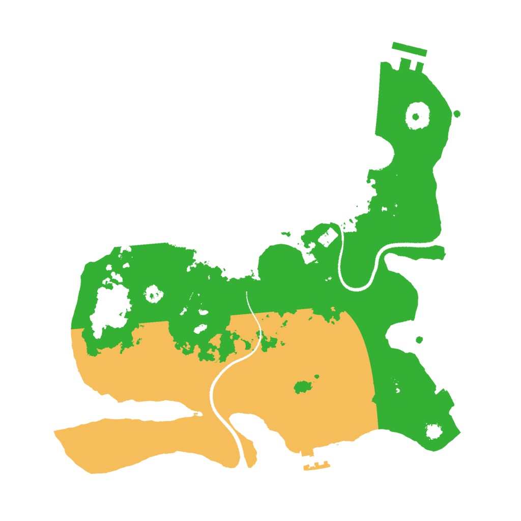 Biome Rust Map: Procedural Map, Size: 3000, Seed: 20220120