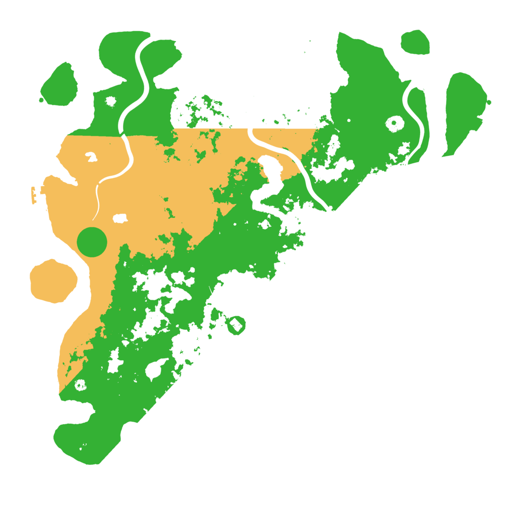 Biome Rust Map: Procedural Map, Size: 4500, Seed: 1410938412