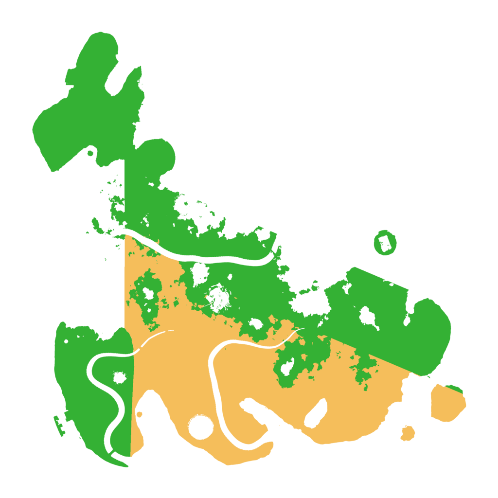 Biome Rust Map: Procedural Map, Size: 3550, Seed: 419112