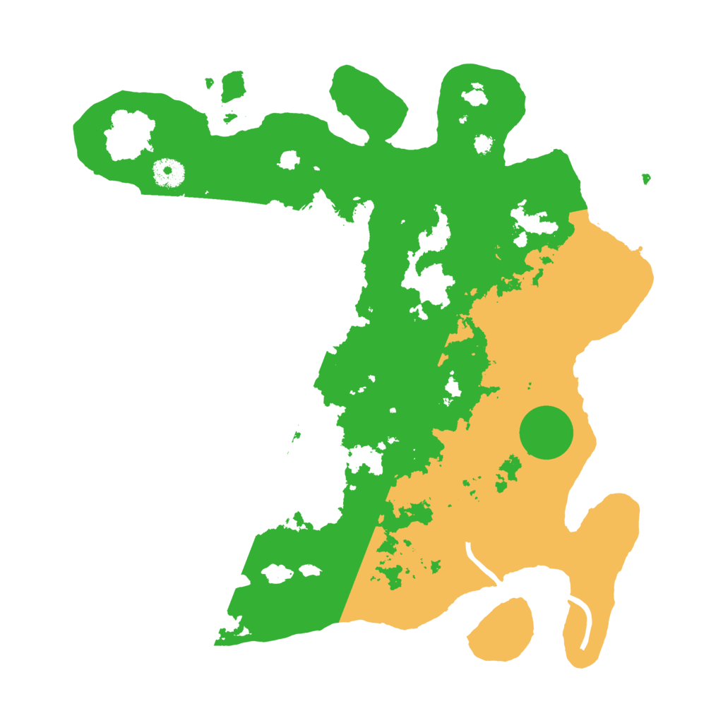 Biome Rust Map: Procedural Map, Size: 3550, Seed: 213605