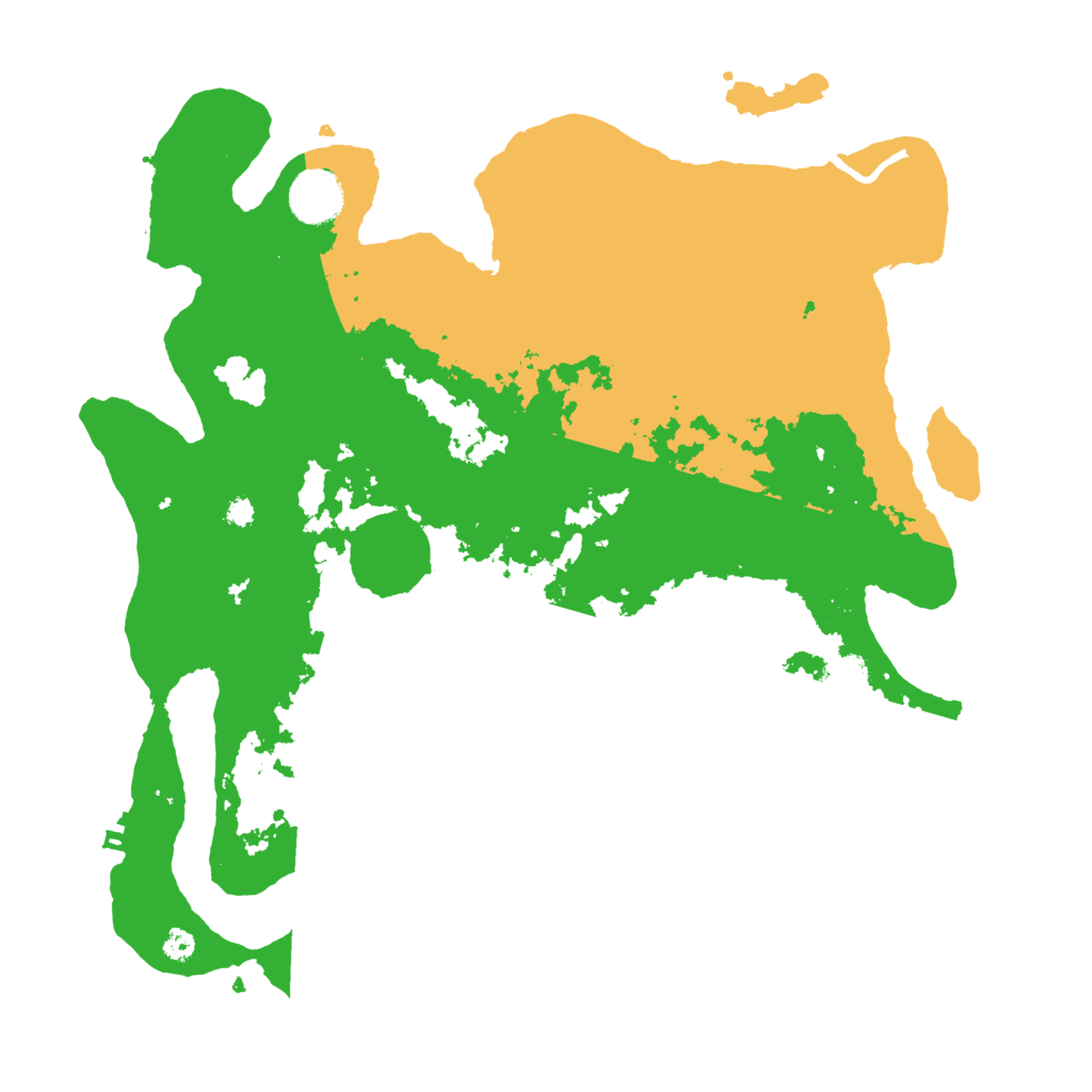 Biome Rust Map: Procedural Map, Size: 3600, Seed: 1787204511