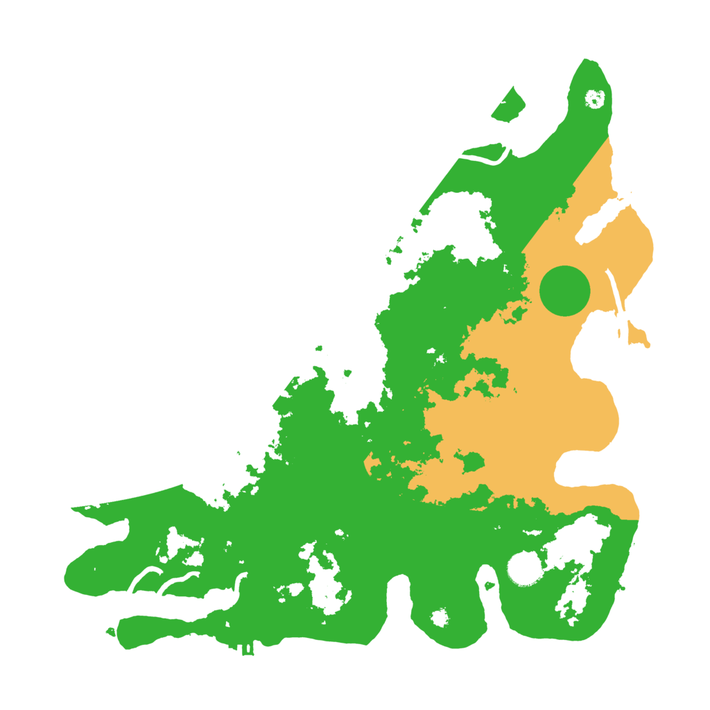 Biome Rust Map: Procedural Map, Size: 3700, Seed: 1062449195