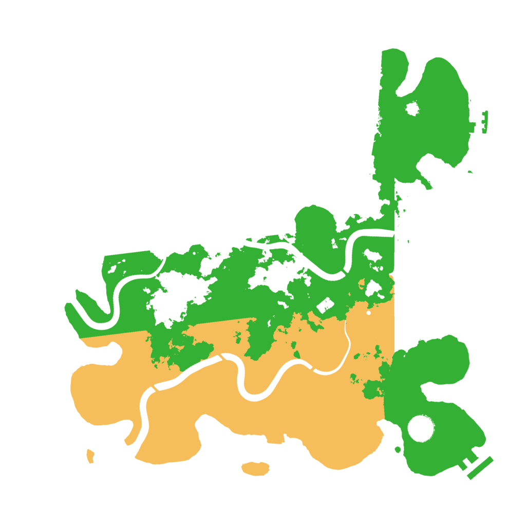 Biome Rust Map: Procedural Map, Size: 3500, Seed: 15466742