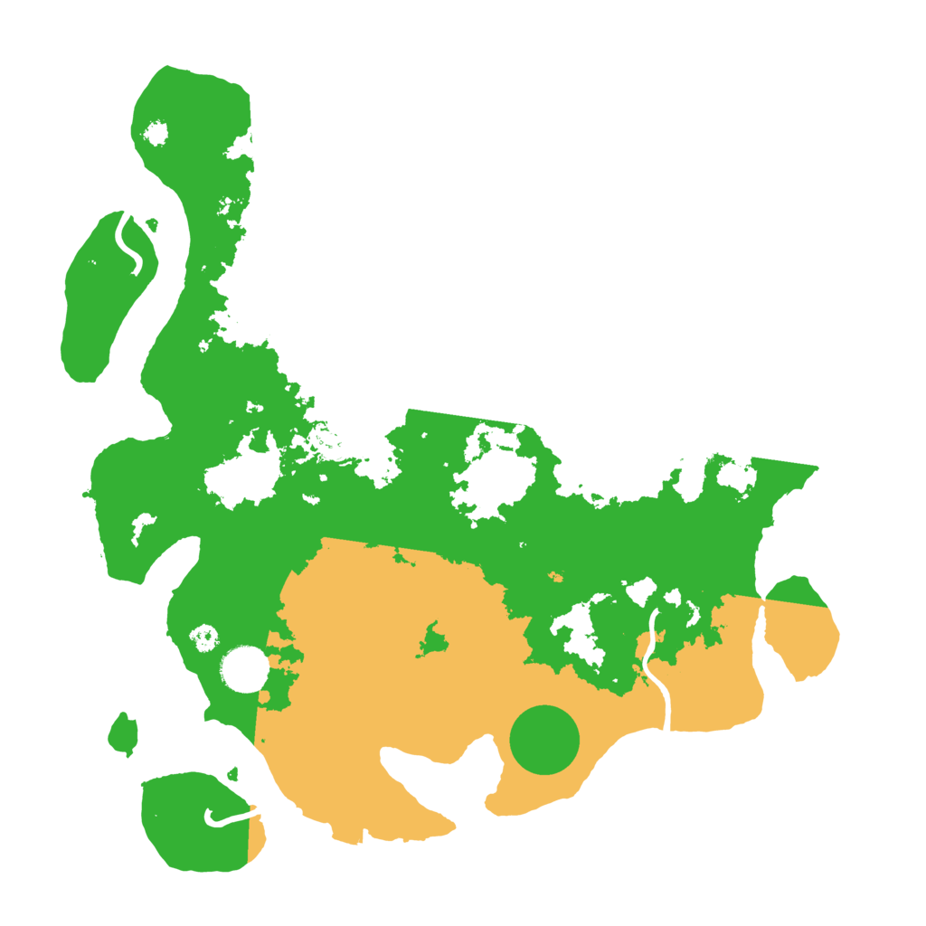 Biome Rust Map: Procedural Map, Size: 3500, Seed: 1794455134