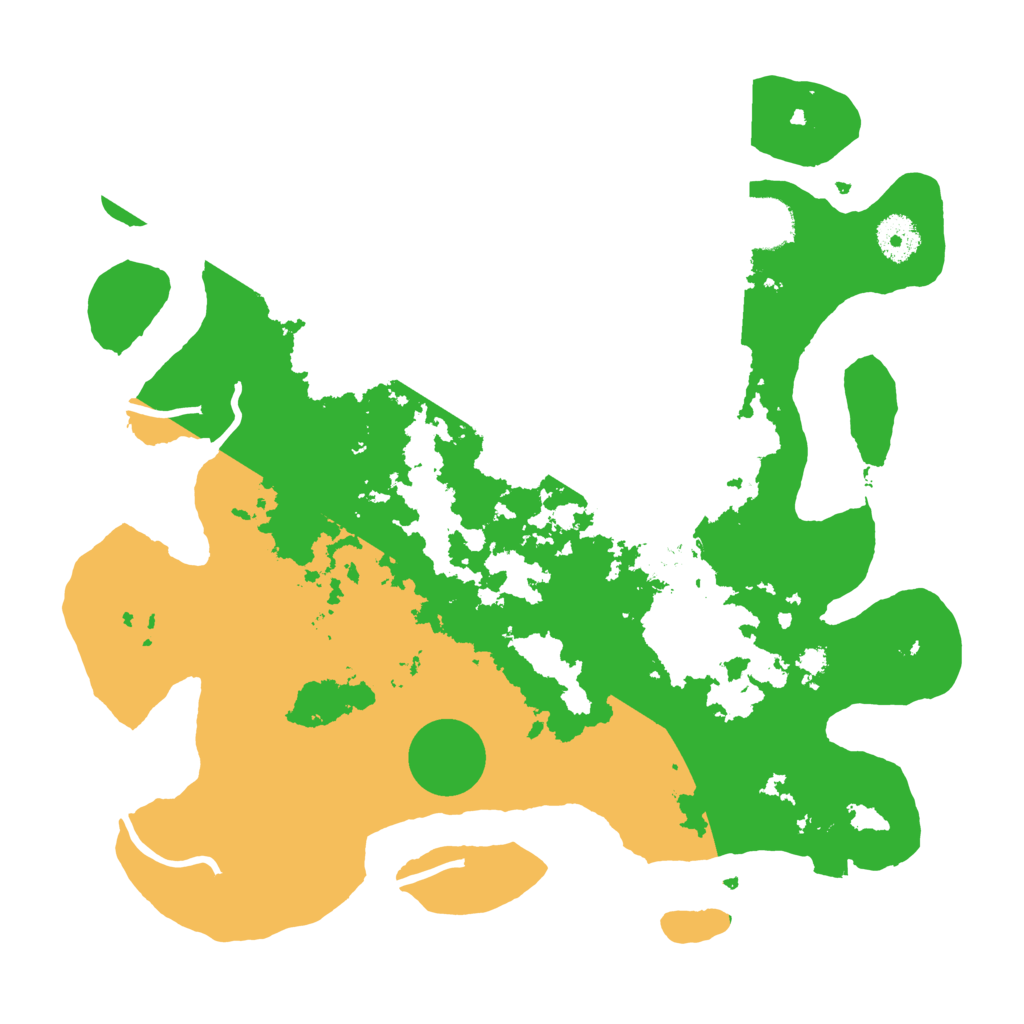 Biome Rust Map: Procedural Map, Size: 3500, Seed: 38161587