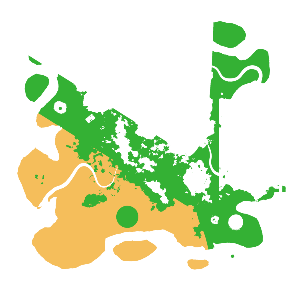 Biome Rust Map: Procedural Map, Size: 3500, Seed: 38161587