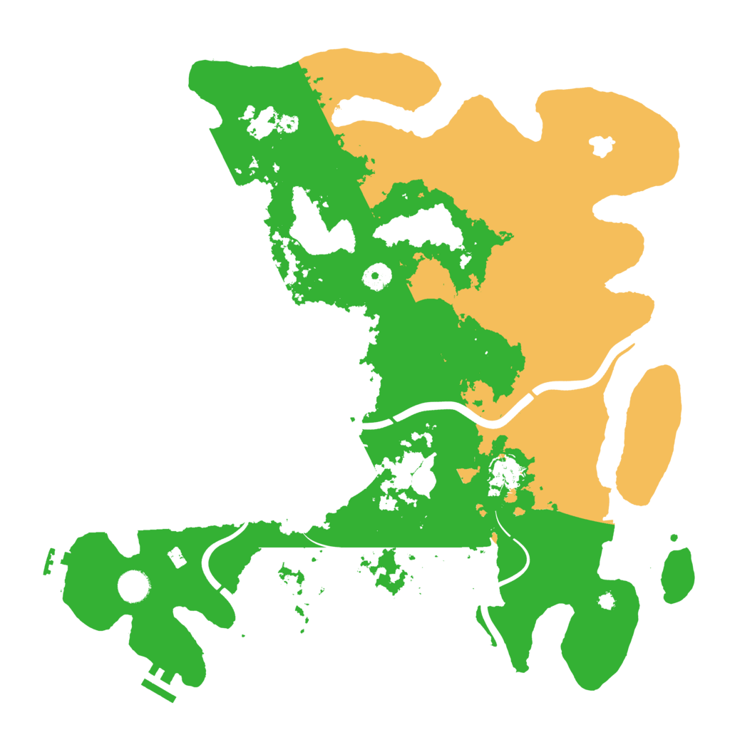 Biome Rust Map: Procedural Map, Size: 4000, Seed: 405820
