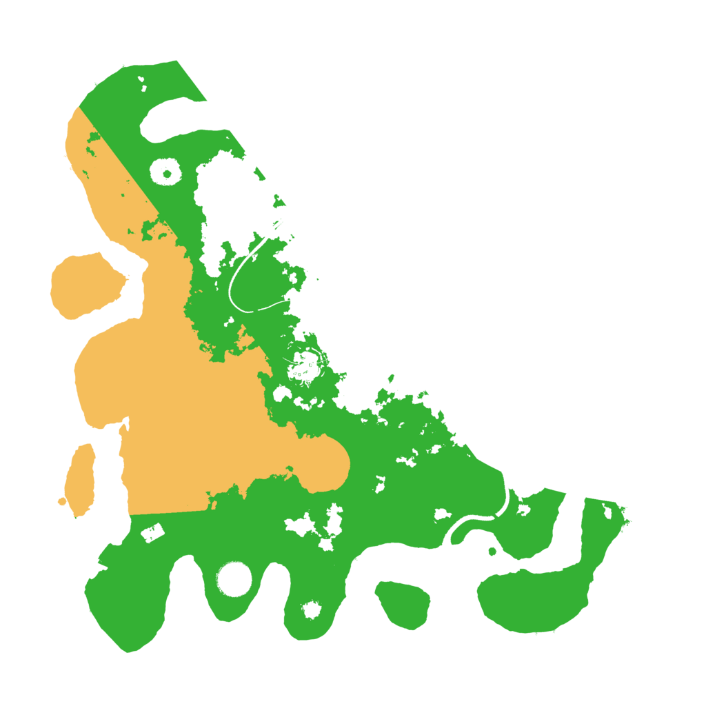Biome Rust Map: Procedural Map, Size: 3550, Seed: 683657