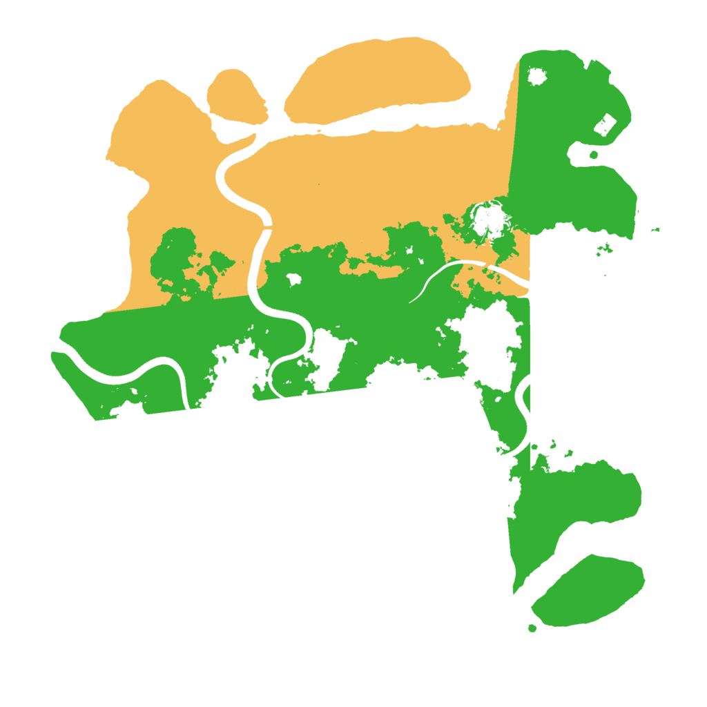 Biome Rust Map: Procedural Map, Size: 3500, Seed: 1623107