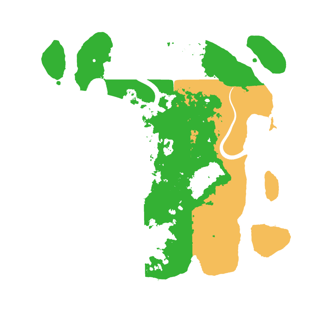 Biome Rust Map: Procedural Map, Size: 3000, Seed: 53873658