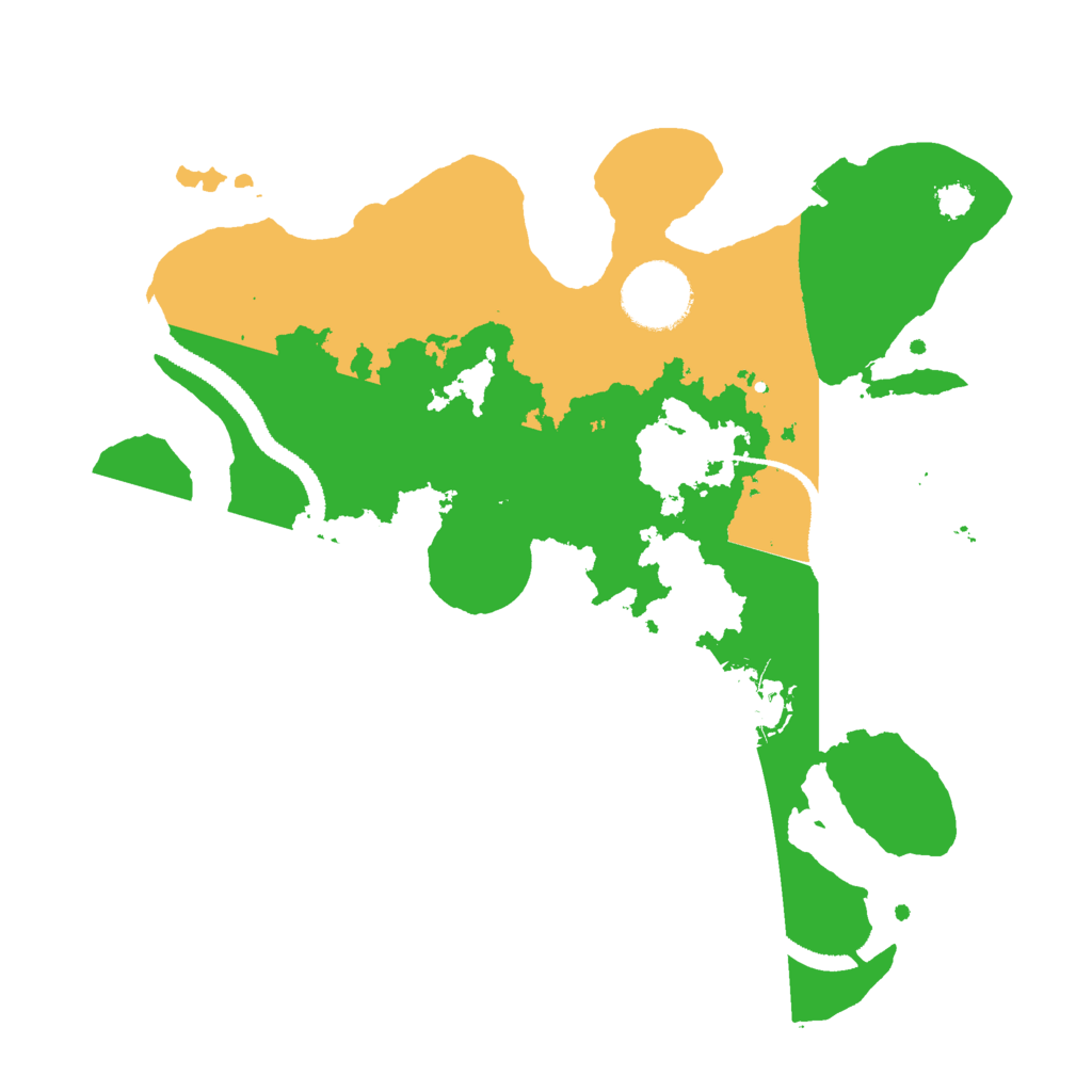 Biome Rust Map: Procedural Map, Size: 2800, Seed: 1885695414