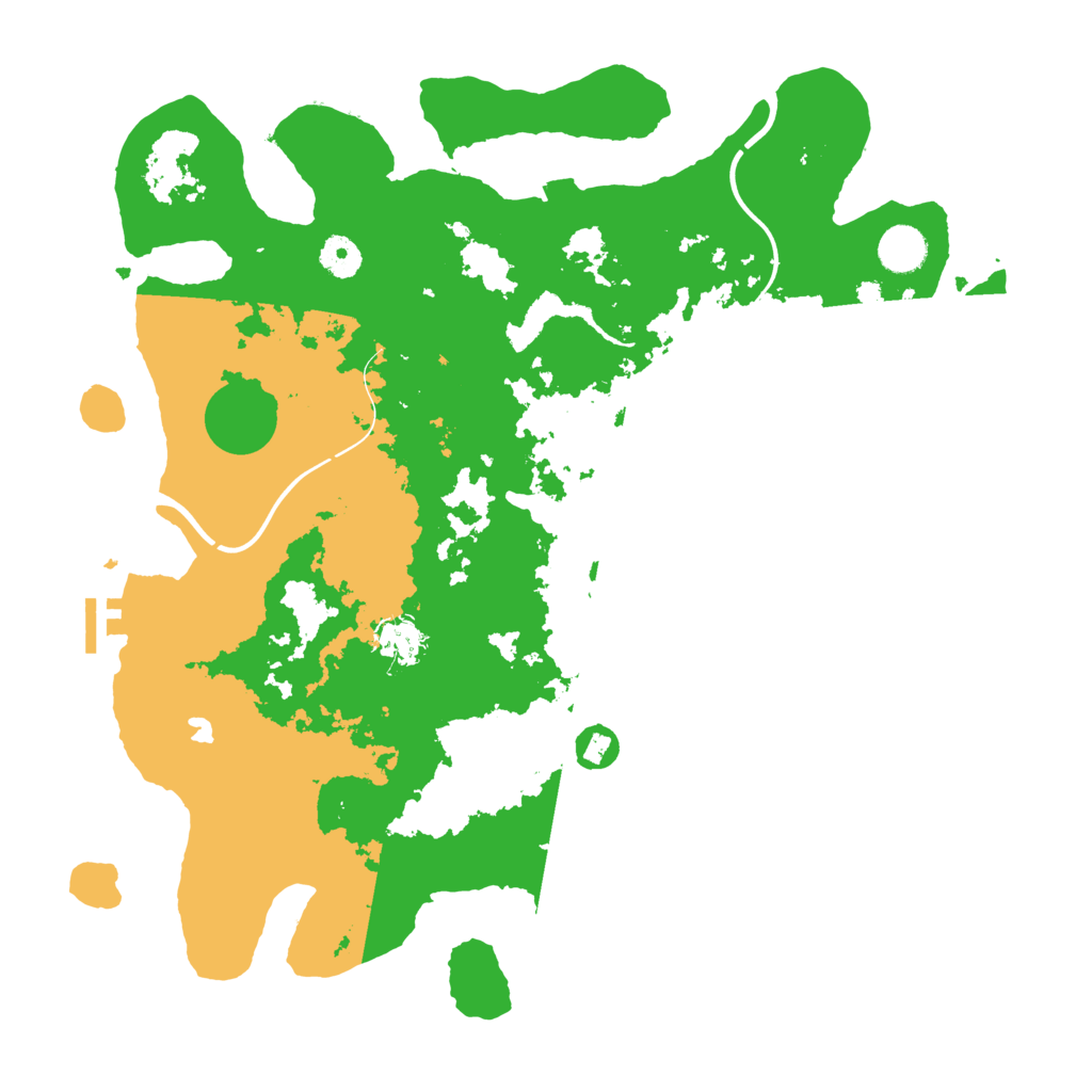 Biome Rust Map: Procedural Map, Size: 4000, Seed: 43564