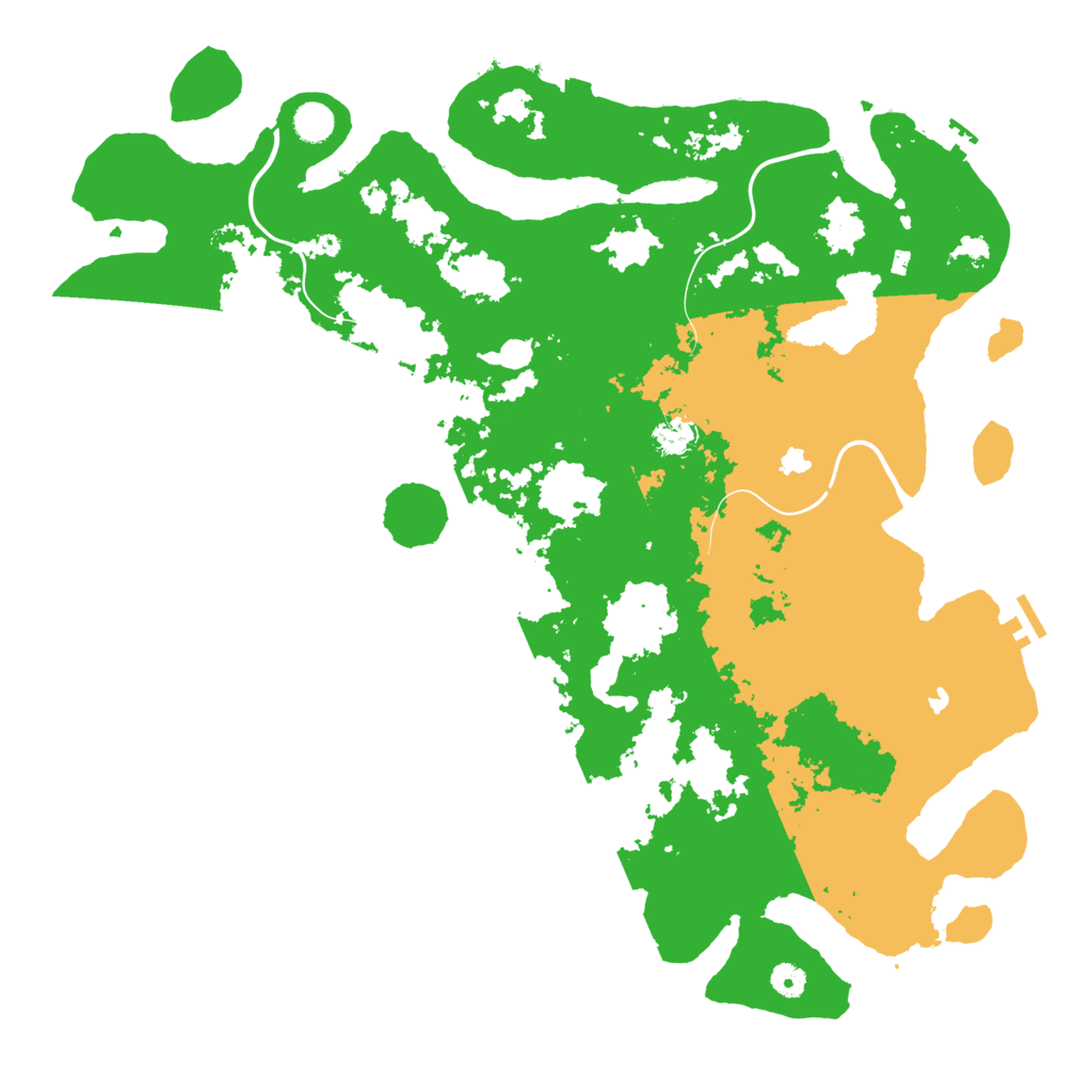 Biome Rust Map: Procedural Map, Size: 4750, Seed: 854099906