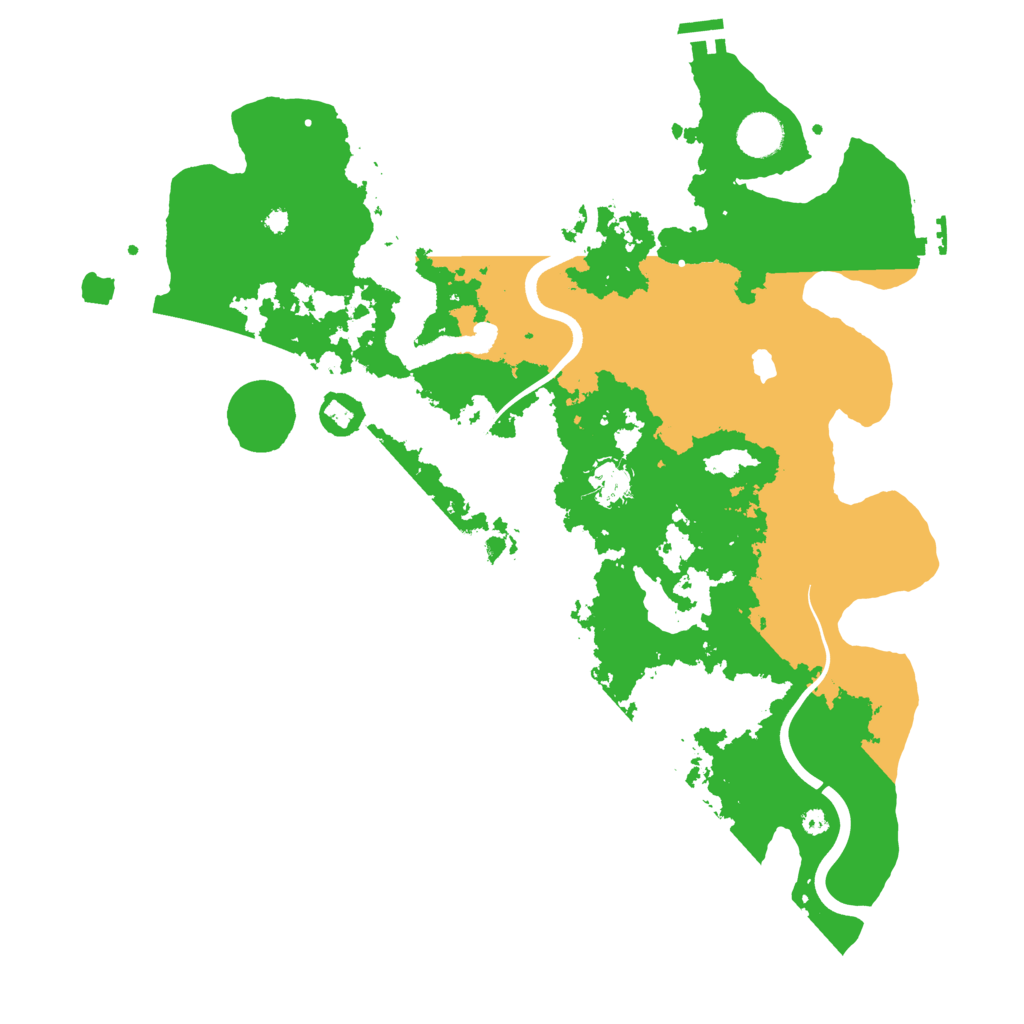 Biome Rust Map: Procedural Map, Size: 4000, Seed: 835528