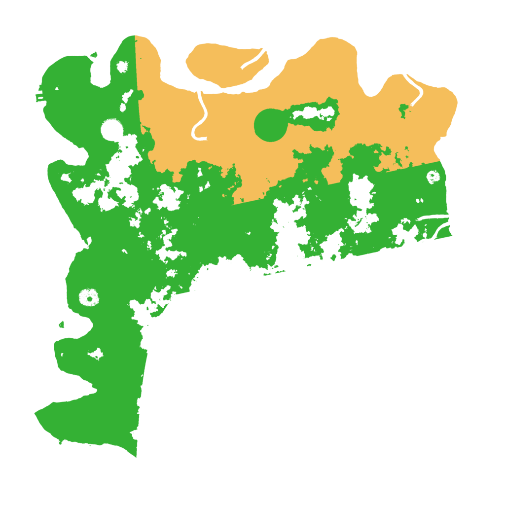 Biome Rust Map: Procedural Map, Size: 4000, Seed: 885552